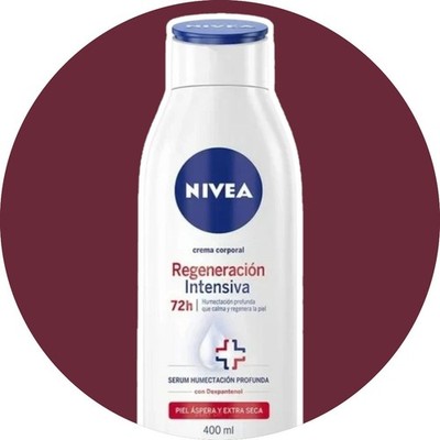 2 X  Nivea Regeneracion Intensiva Piel Áspera Extra Seca Creamy Lotion 400ml EA
