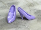 Vintage *Barbie* Shoes ~Light Purple Pumps~ 90's High Heels, China, READ (A)