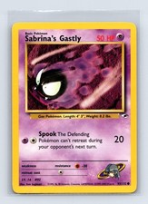Sabrina's Gastly 93/132 Common Gym Heroes Pokemon Unlimited Lightly Played