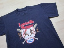 T-shirt Louisville Slugger Jeune - Grand Logo - Bleu Marine - Taille L - Gildan