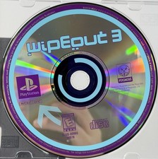 WIPEOUT 3 - SONY PLAYSTATION 1 PS1 - DISC ONLY *TESTED & WORKING*