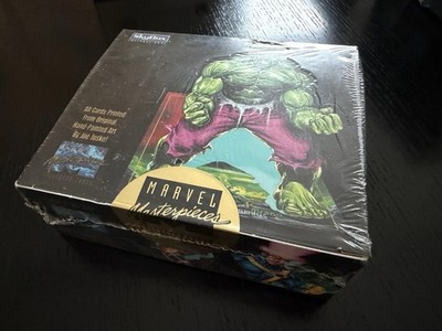 SkyBox 1992 Marvel Masterpieces Premium Trading Cards Sealed Box Hulk Joe Jusko
