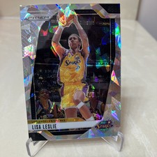 2024 Panini Prizm WNBA Cracked Ice Prizm #98 Lisa Leslie Los Angeles, Sparks