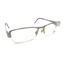Carrera Gunmetal Silver Gray Half Eyeglasses ...