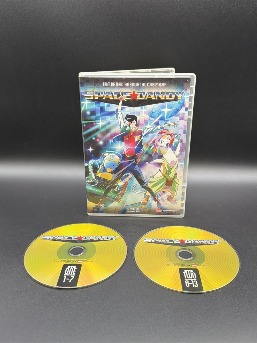 Space Dandy DVD Season One Episodes 1-13, 2-Disc Set, Funimation