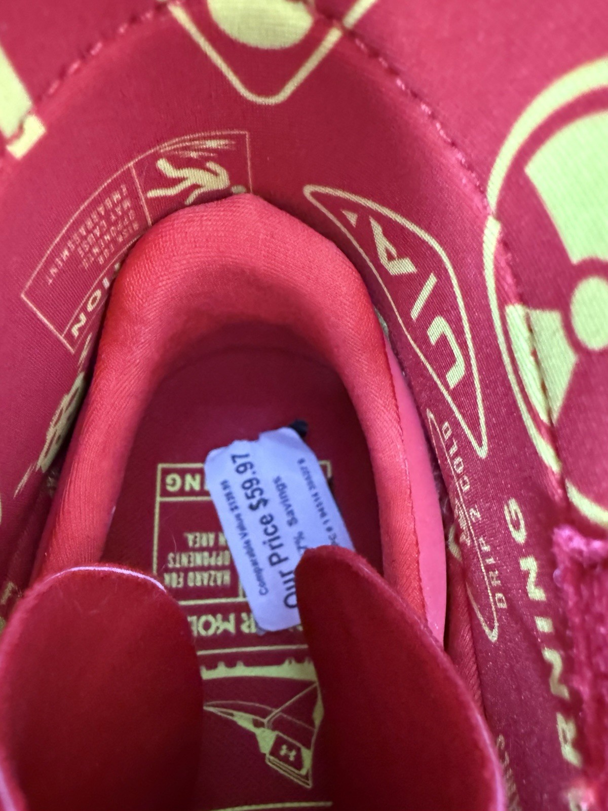 Under Armour Highlight Football Cleat Men's Red New without Box Size 12