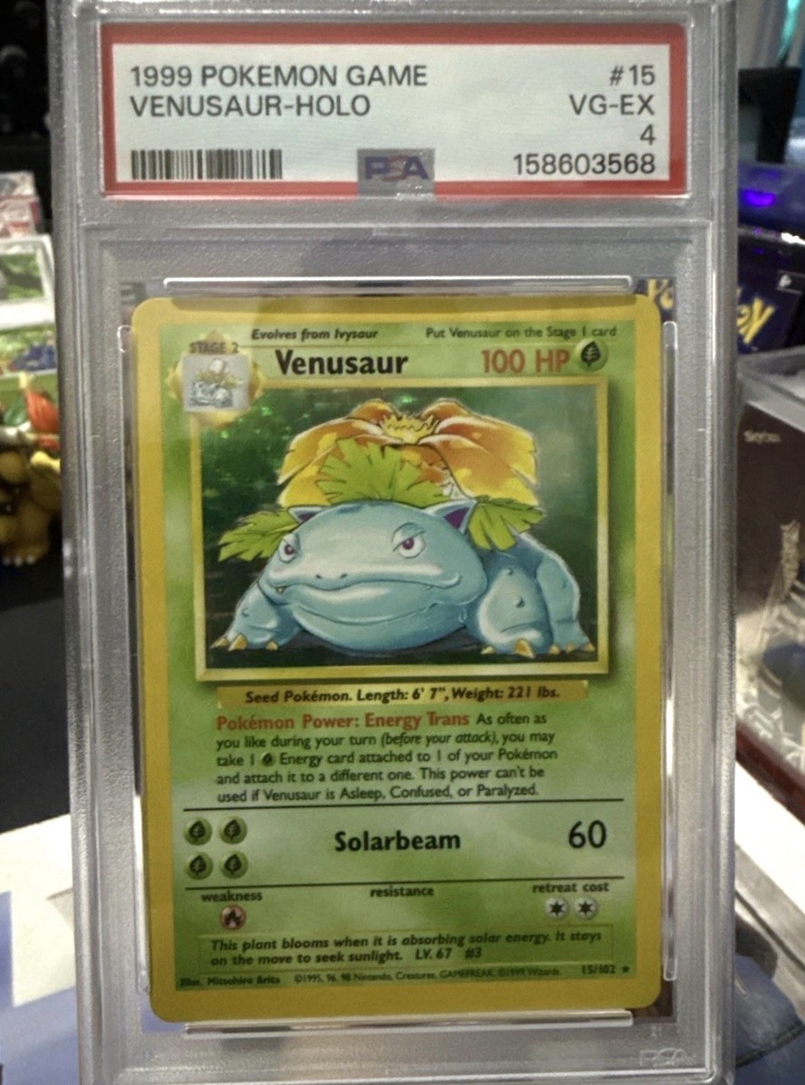 Venusaur 015/102 Base Set Holo for sale online | eBay