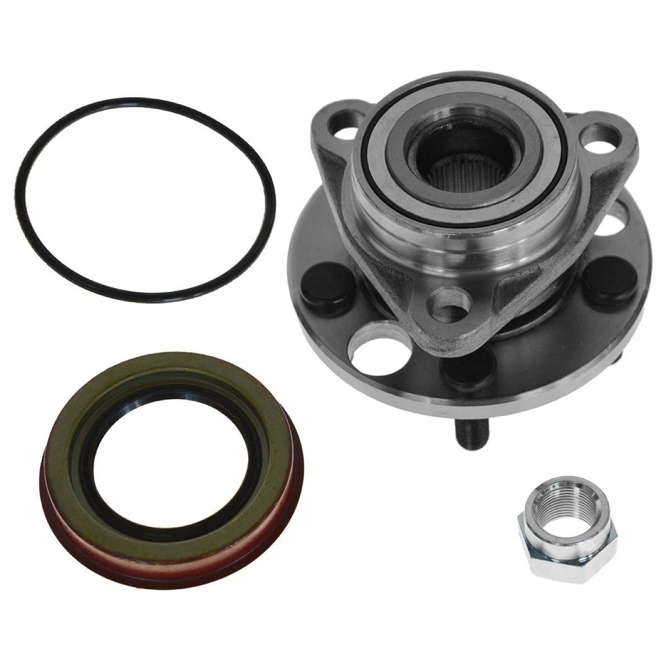 Front & Rear Wheel Hub & Bearing Kit Set of 4 for Buick Chevy Olds Pontiac - Image 4 of 4
