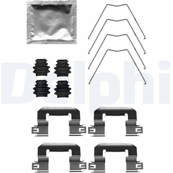 Delphi ZubehöRsatz, Scheibenbremsbelag LX0711 FüR Hyundai KIA Opel-image