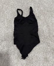 Yitty One Piece Shaping Bodysuit Black XL/XXL Firm Compression Wireless Strap