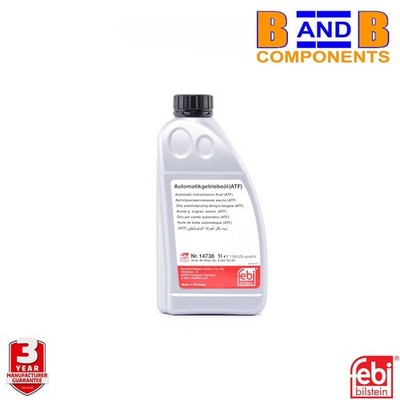 FEBI 14738 ATF 1L VW LT71141 G052162A2 MB 236.11 ZF LIFEGUARD 5 BMW LA2634 A3805