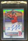 2025 Bowman Jhostynxon Garcia Chrome Auto Refractor 1st Prospect #229/499