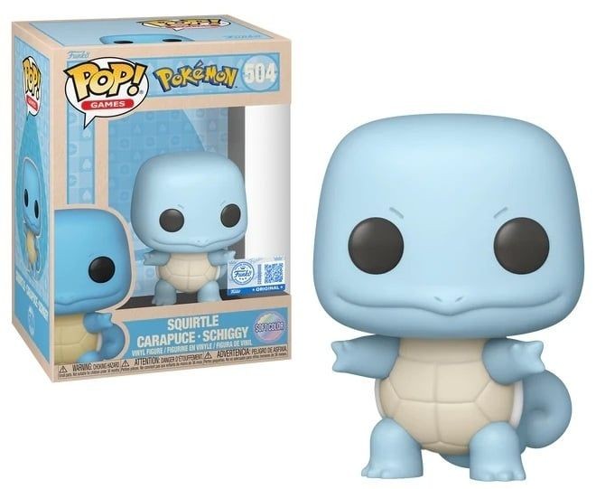 Gadget - Pokemon: Funko Pop! Games - Squirtle (Vinyl Figure 504) - Funko