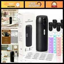 4-in-1 Leakproof Travel Toiletries Dispenser Bottle, Refillable Shampoo  Lotion