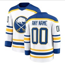 Custom Buffalo Team Hockey Jersey, Personalized Stitched Name Number Men's 1