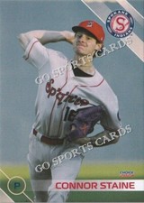 2024 Spokane Indians Connor Staine Rockies RC Rookie Minor Baseball Card