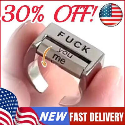 Creative Fu*k Rotatable Mood Control Ring, Fu*k You Fu*k 
