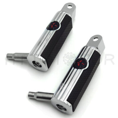 Skull Footpeg footpegs For Honda Stateline Shadow VLX VTX1300C VTX1800C VTX1800F
