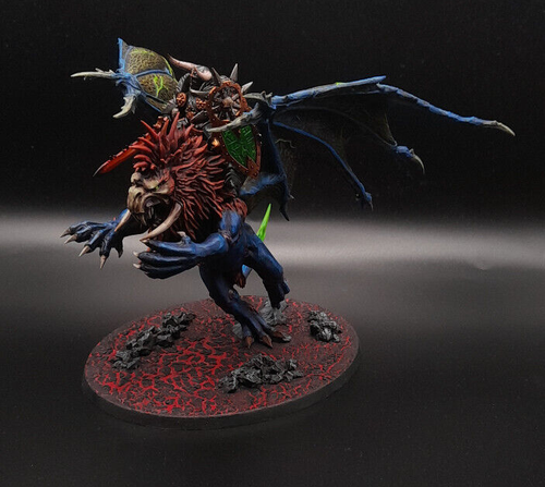 Chaos Lord on Manticore Slaves To Darkness - Age of Sigmar - Picture 8 of 16