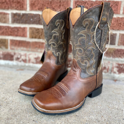 Roper Men's Tan Trigger Concealed Carry Square Toe Leather Boot 09