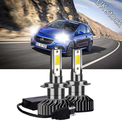 FOR VAUXHALL CORSA E 2015on H7 6000K LED Bulbs Headlight KitCANBUS