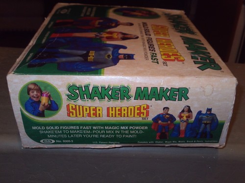 VINTAGE SUPER HEROES SHAKER MAKER SET SUPER FRIENDS RARE JUSTICE LEAGUE JLA 1979 - Picture 21 of 24