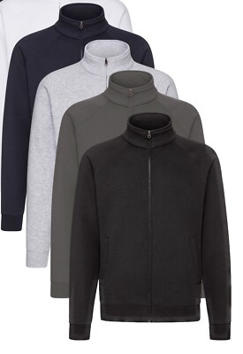 Fruit of the Loom Premium Egyptian Cotton Blend Full Zip Sweatshirt Jacket