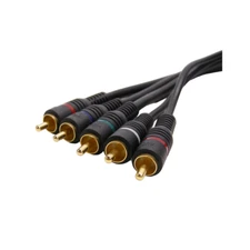 Component 12 ft Audio Video Cable - 5 RCA  - HDTV DVD Gaming Premium Quality