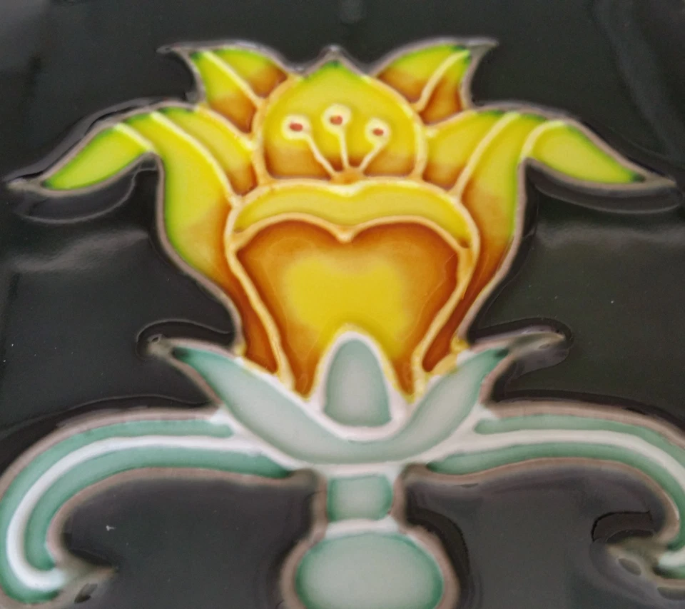 Lareira Vitoriano Azulejos Ladrilhos azulejos de recurso - Imagem 4 de 4