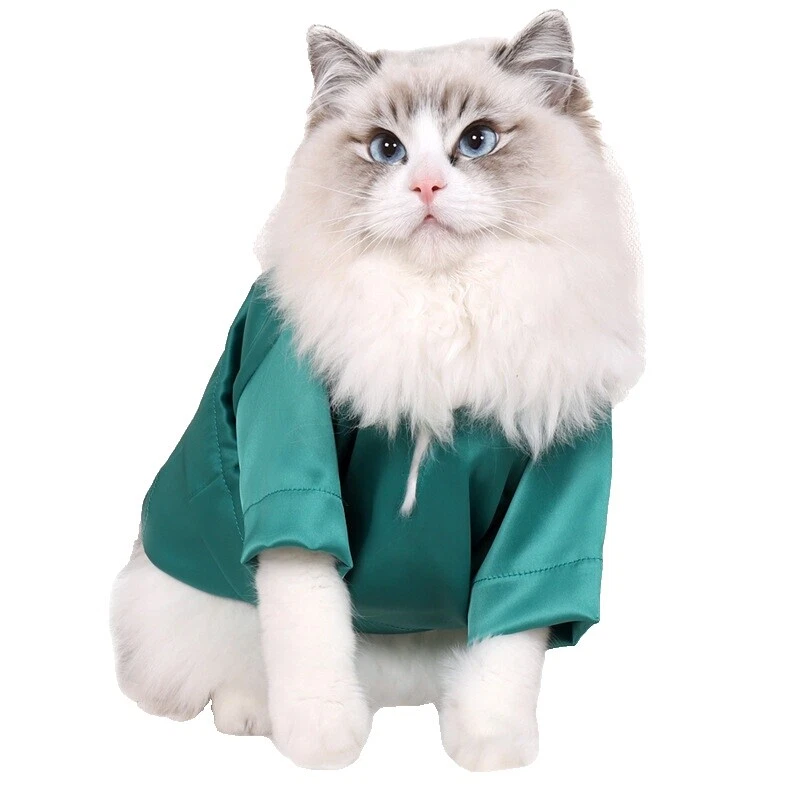 Рубашка из полиэстера, костюмы для кошек