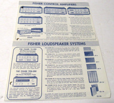 Fisher Amplifier Brochure Amplifiers Speakers Compenent Connection