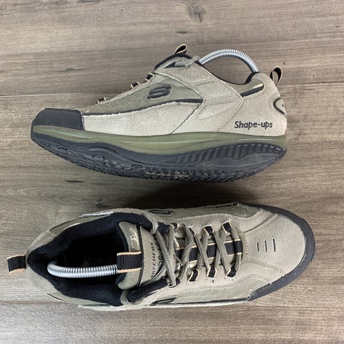11.5 Brown Leather Memory Foam Shoes 