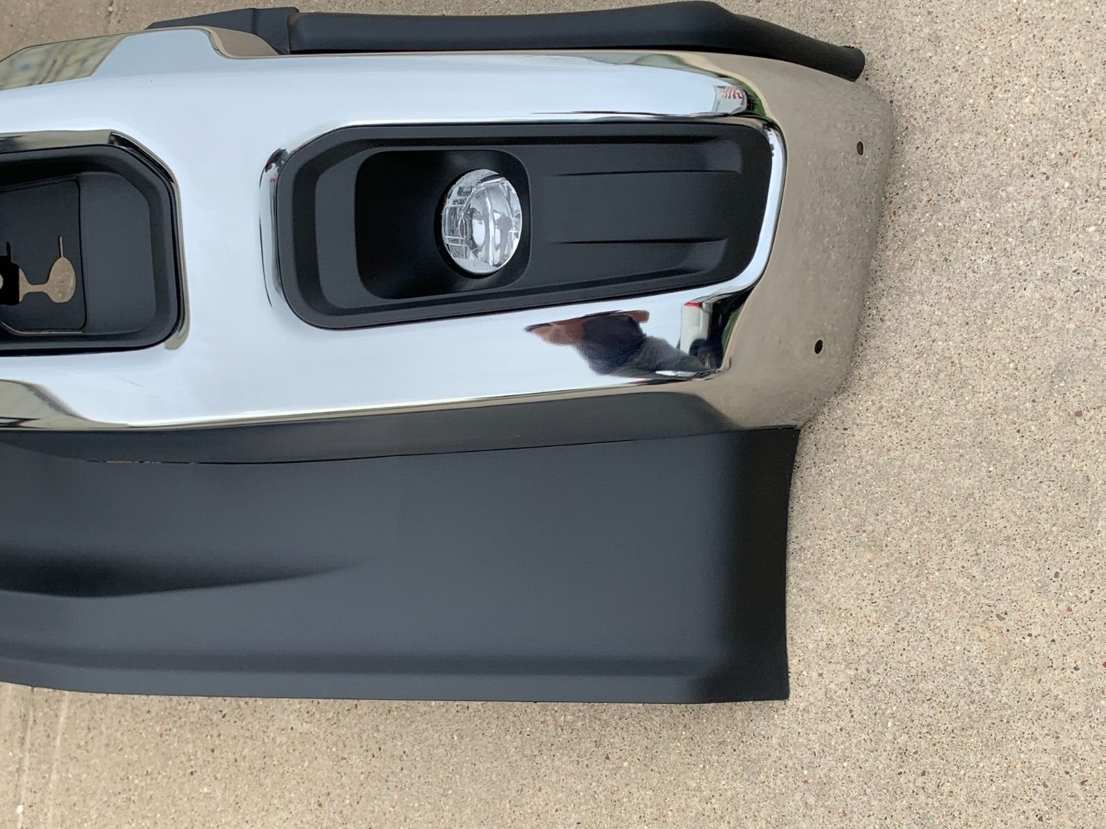 2023 OEM FORD F250 F350 F450 F550 FRONT BUMPER CHROME NICE!! WITH FOG