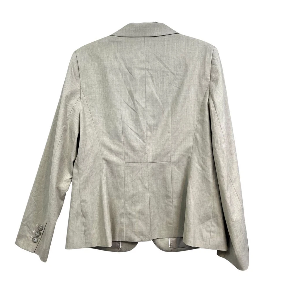 Traje Blazer Mujer The Limited Collection Dos Botones Forrado Ventilado Beige Talla 14 Foto 4 de 4