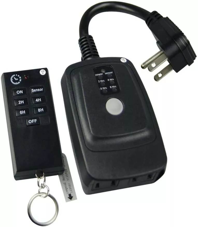 Outdoor timer for lights with remote deals