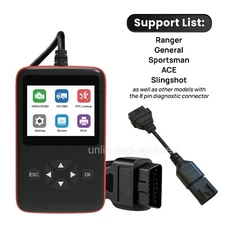 DIAGNOSTIC CODE READER OBD2 SCANNER  ADAPTER for POLARIS Slingshot, ATV
