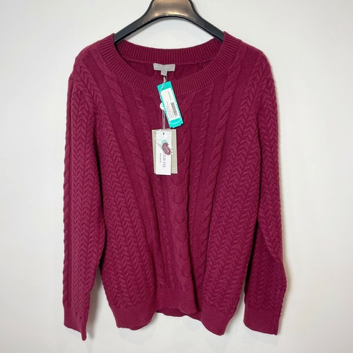 Evolution Womens Mabel Cable Knit 