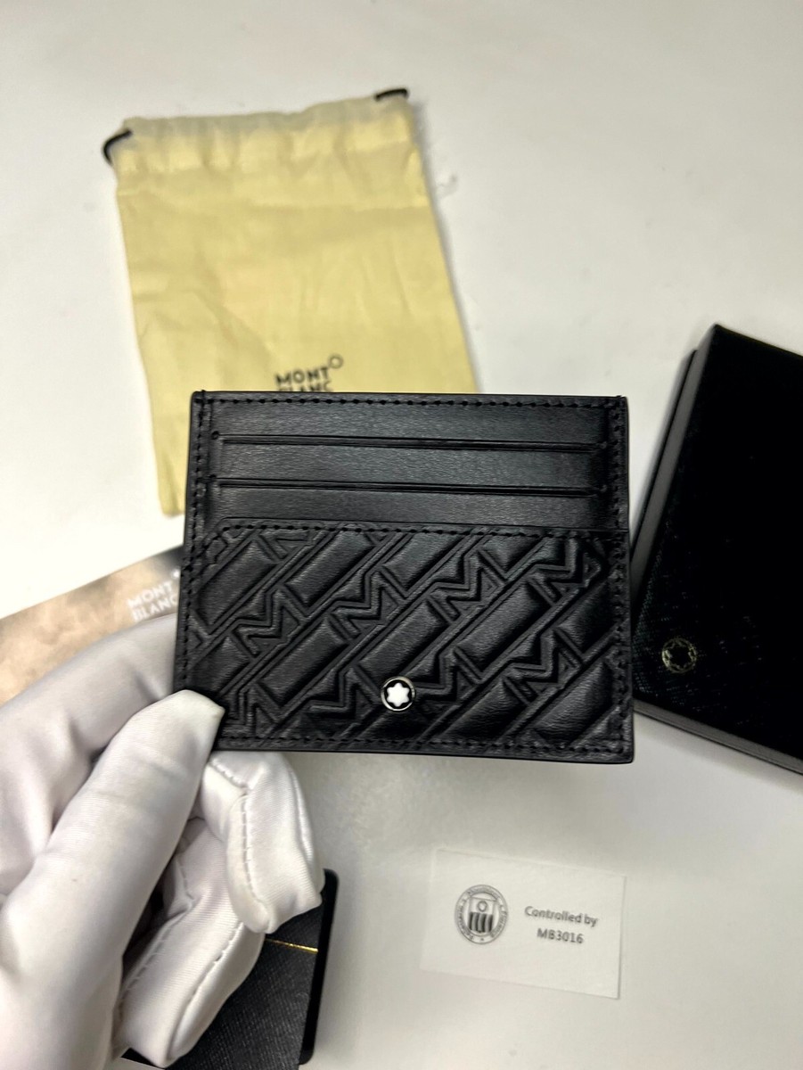 Montblanc Meisterstück Sartorial Credit Card Holder - Black Montblanc Meisterstück Sartorial Credit Card Holder - Black
