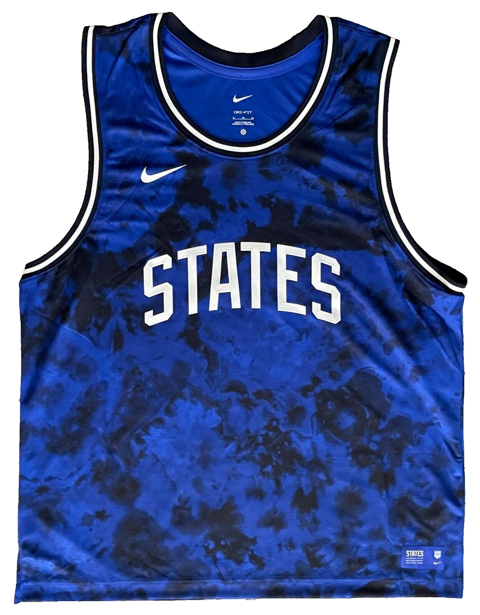 Nike Dri-Fit USMNT 'STATES' Basketball Style Jersey Size Men's