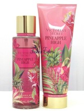 VICTORIA'S SECRET PINEAPPLE HIGH BODY MIST SPRAY  BODY LOTION SET