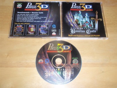 Puzz-3D CD Neuschwanstein Bavarian Castle PC/Mac CD-ROM for Windows 95/98 Apple