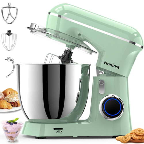 Electric Food Stand Mixer 10 Speed 380W 6QT Tilt Head Kitchen Beater Countertop - Picture 2 of 8