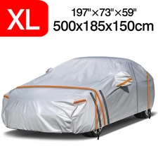 15-16FT XL Full Car Cover Waterproof All Weather UV Protection Anti-UV for Sedan