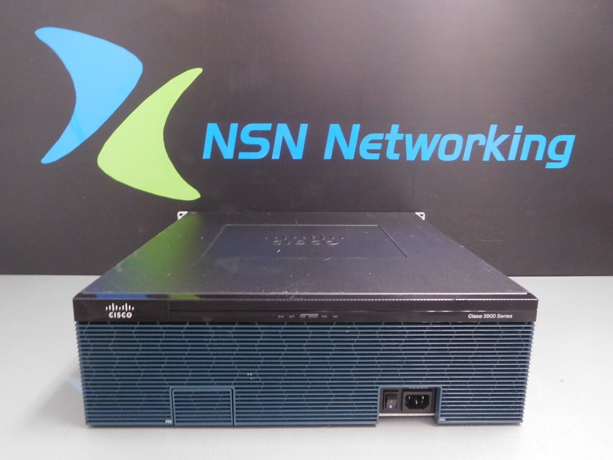 Cisco 3925 CISCO3925/K9 Router C3900-SPE100/K9 1x PWR-3900 Cisco 3925 CISCO3925/K9 Router C3900-SPE100/K9 1x PWR-3900