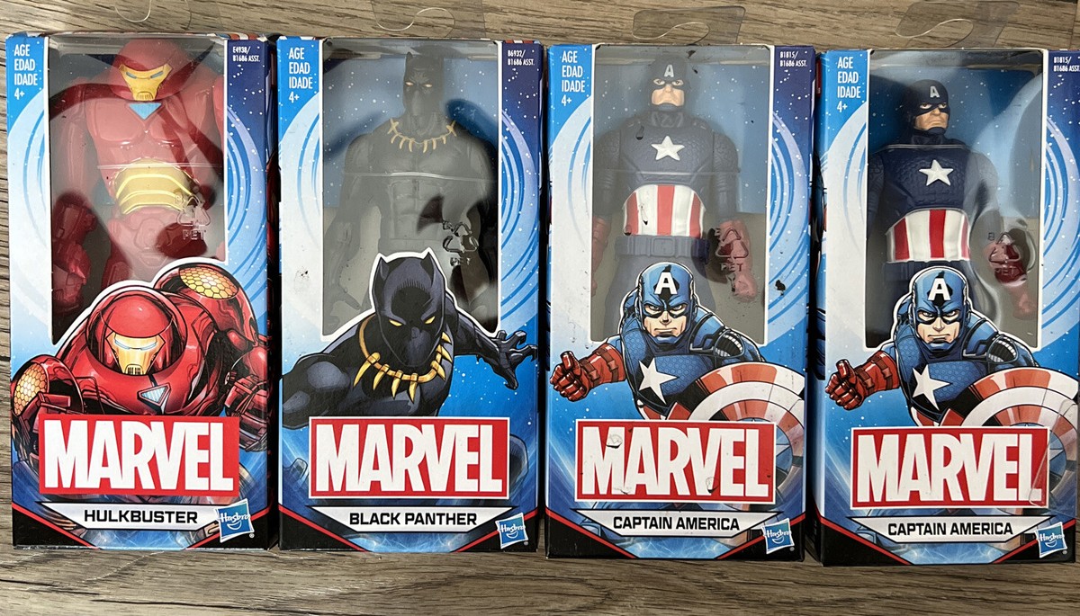 4 Pack Marvel Action Figure Avengers 6&quot;(Approximate Size) As 