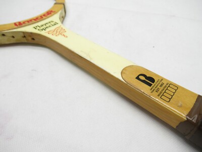 Raquette De Tennis Bancroft Players Special - Bois Bambou & Cendres, Poignée 4 5/8, Occasion