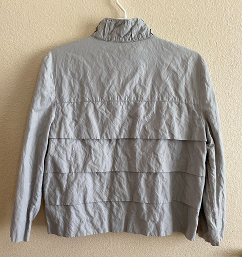 Kenneth Cole Gray Lined Cotton Jacket size L - Picture 3 of 3