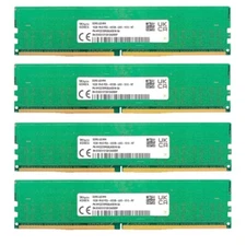 Hynix 64GB (4X16GB) DDR5 DDR5 4800MHz PC5-38400 UDIMM Memory Ram HMCG78MEBUA081N