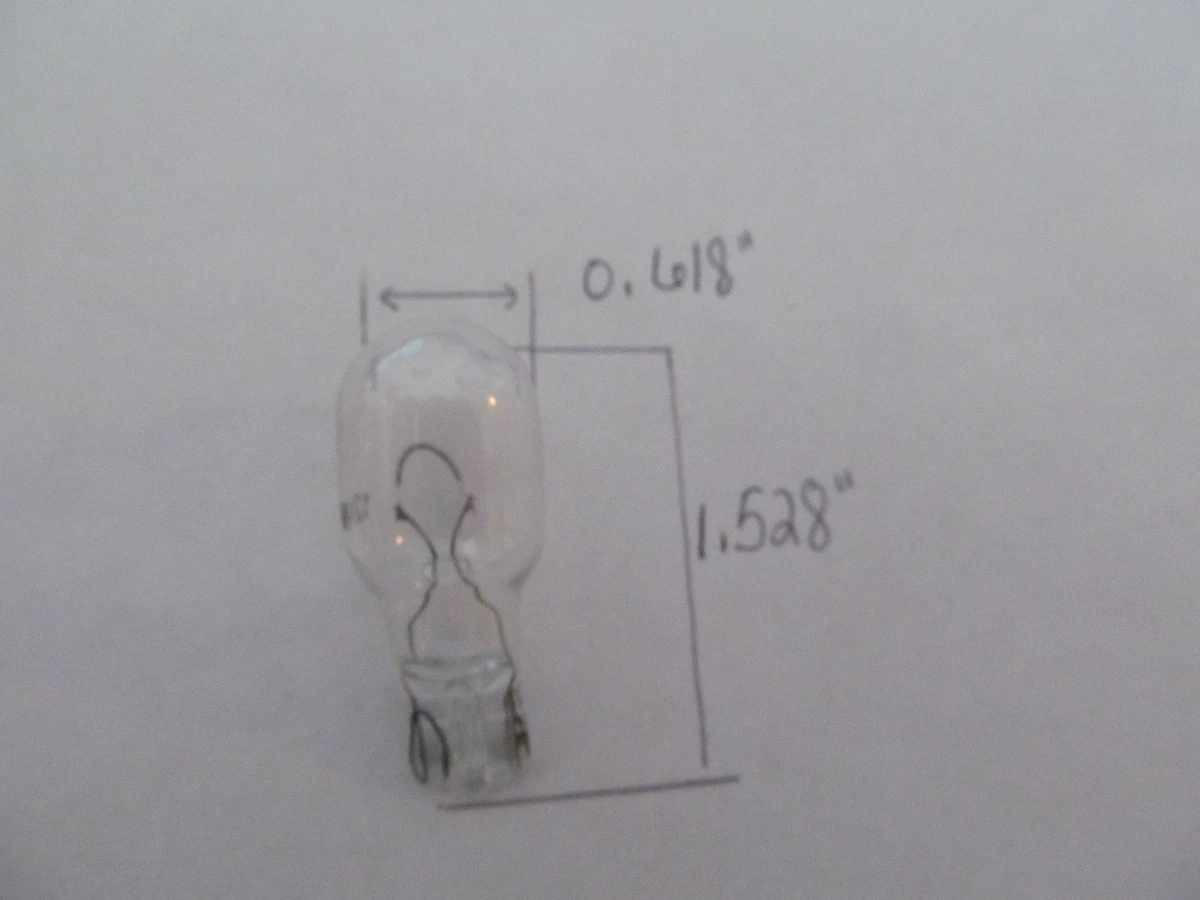 XENON WEDGE BASE 18 WATT 18W 12V T5 CLEAR LIGHT BULB RV