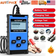 AUTOPHIX BAS100 Car Battery Tester 24V 12V Load Tester Charging System Analyzer